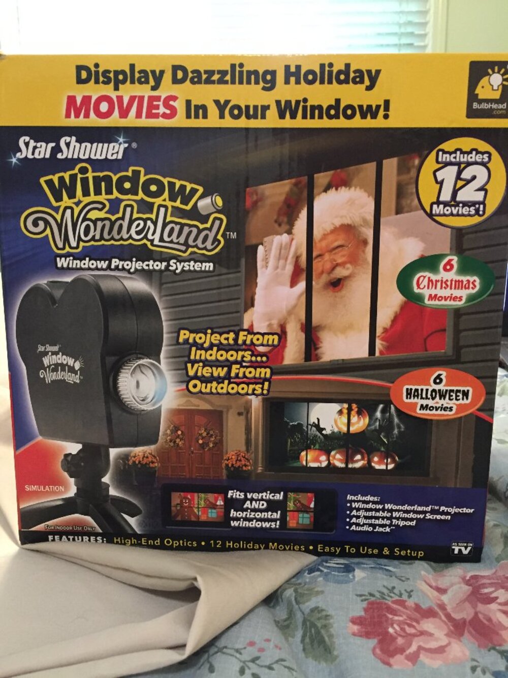 Christmas Display Holiday Light Projector Star Shower Window Wonderland DELUXE